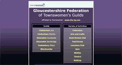 Desktop Screenshot of gloucestershiretownswomen.org